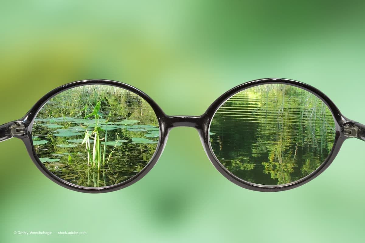 an image of nature that is clear while looking through glasses and burry around the edges. (Image Credit: AdobeStock/Dmitry Vereshchagin)