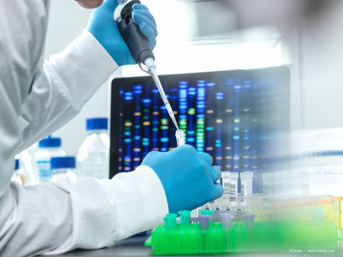 A scientist in a lab conducting DNA testing (Image Credit: AdobeStock/Cavan)