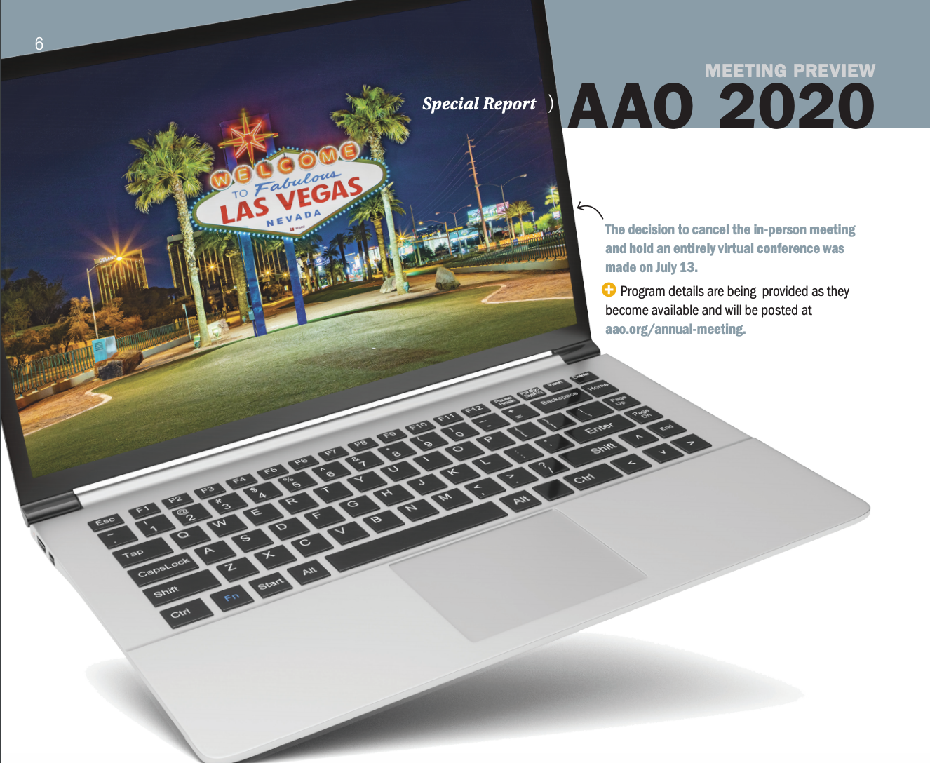  Subspecialty Day 2020 and the annual meeting of the American Academy of Ophthalmology (AAO) are going virtual this year. 