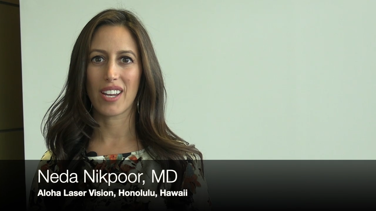 Neda Nikpoor, MD, talks about the Light Adjustable Lens at ASCRS 2024