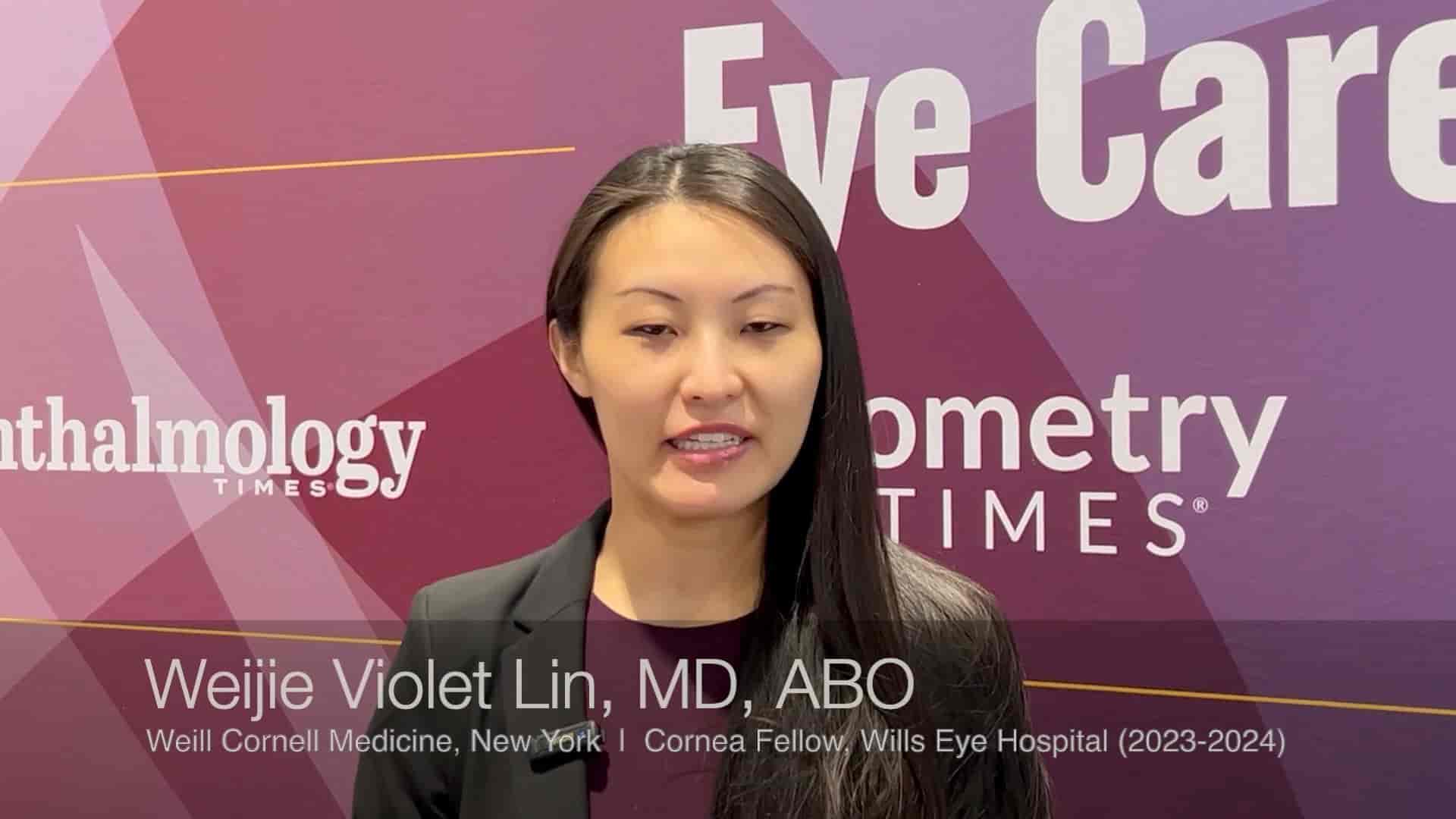 AAO 2024: Weijie Violet Lin, MD, discusses risk factors for epithelium-off cross-linking