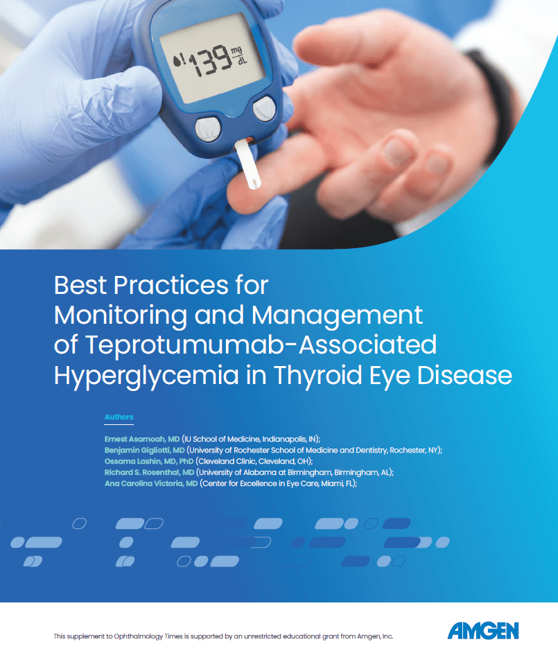 Best Practices for Monitoring and Management of OT Teprotumumab-Associated Hyperglycemia in Thyroid Eye Disease