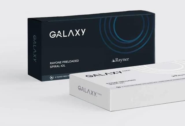 RayOne Galaxy spiral IOL launch announced by Rayner